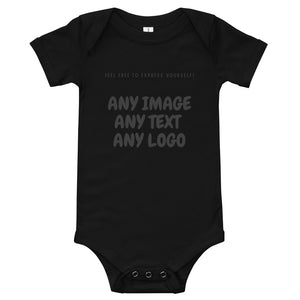 Personalise It | Baby Onesie | Add Your Own Text, Image | Custom Design Your Cute Baby Onesie | Short Sleeve One Piece