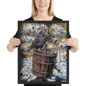 Crow's Nest | Framed Poster | Handmade Artwork