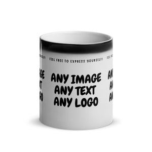 Personalise It | Glossy Magic Mug | Add Your Own Text, Image | Custom Design Your Glossy Magic Mug