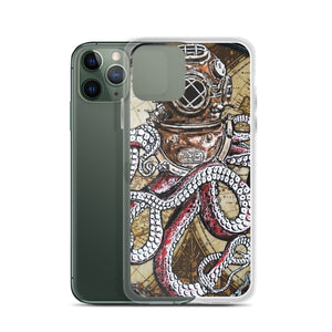 Octodiver | iPhone Case | Handmade Artwork