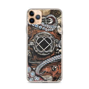 Octo-Helmet | iPhone Case | Handmade Artwork