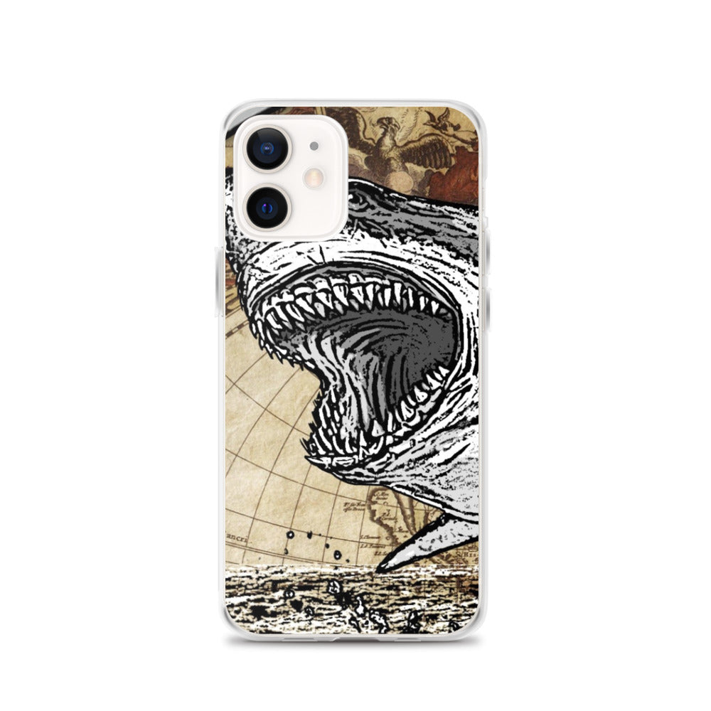 Hungry Shark | iPhone Case | Handmade Artwork