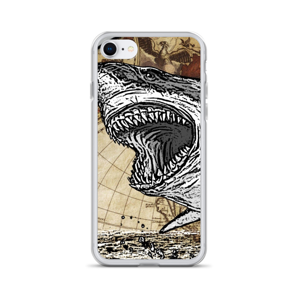 Hungry Shark | iPhone Case | Handmade Artwork