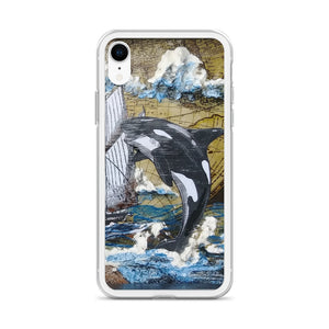 Orca & Schooner | iPhone Case | Handmade Artwork