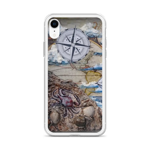 Crab & Compass | iPhone Case | Handmade Artwork