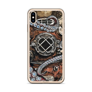 Octo-Helmet | iPhone Case | Handmade Artwork