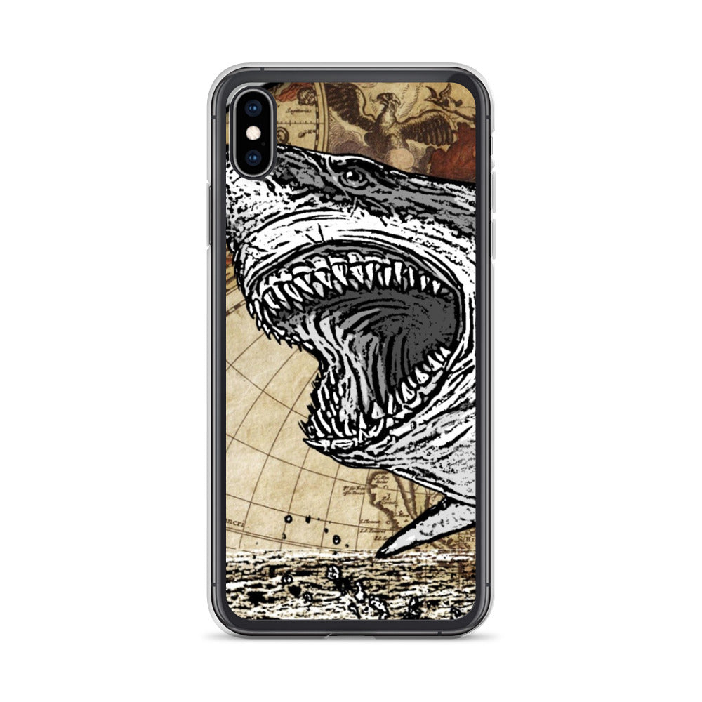 Hungry Shark | iPhone Case | Handmade Artwork