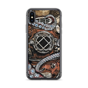 Octo-Helmet | iPhone Case | Handmade Artwork