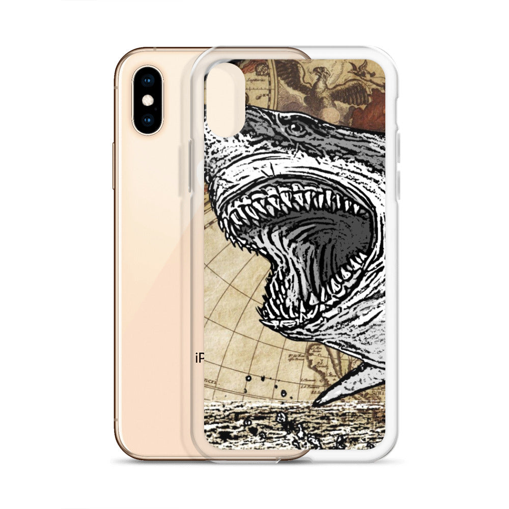 Hungry Shark | iPhone Case | Handmade Artwork