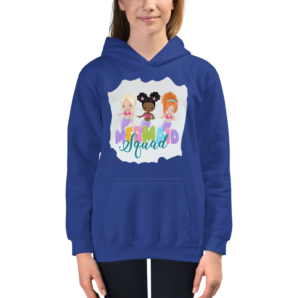 Mermaid Squad Girls Hoodie