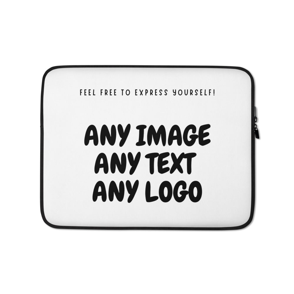 Personalise It | Laptop Sleeve | Add Your Own Text, Image, Custom Logo | Custom Design Your Laptop Sleeve, Cover