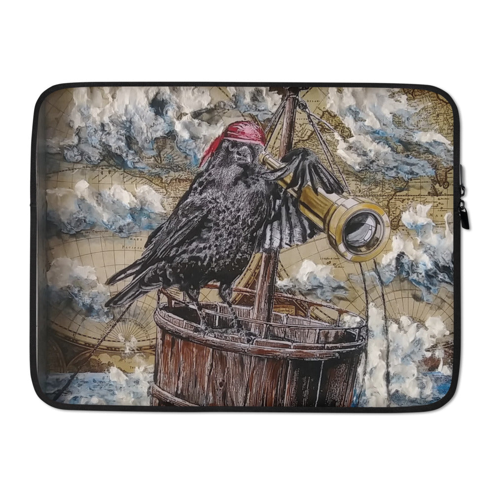 Pirate Crow's Nest Laptop Sleeve