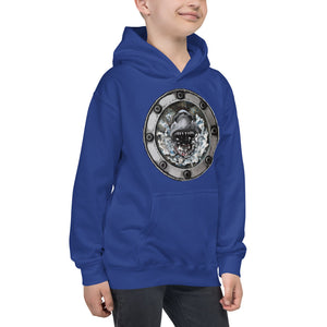 Shark Attack | Kids Unisex Hoodie | Handmade Artwork