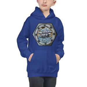 Brigantine | Kids Unisex Hoodie | Handmade Artwork