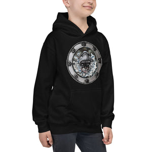 Shark Attack | Kids Unisex Hoodie | Handmade Artwork