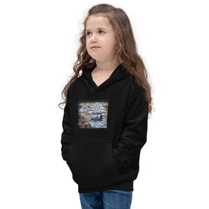 Crab & Brig | Kids Unisex Hoodie | Handmade Artwork