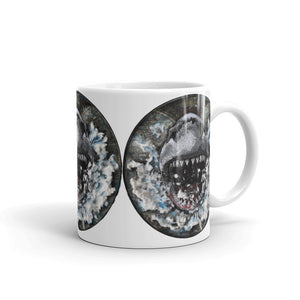 Shark Attack | Mug | Handmade Artwork