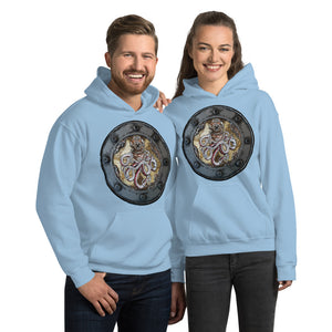 Octo-Diver | Unisex Hoodie | Handmade Artwork