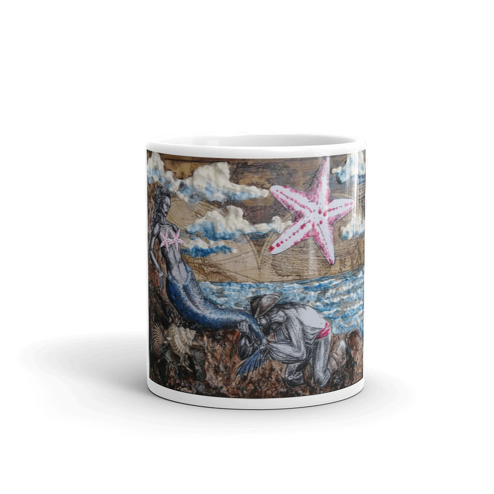 Fin Lover | Mug | Handmade Artwork