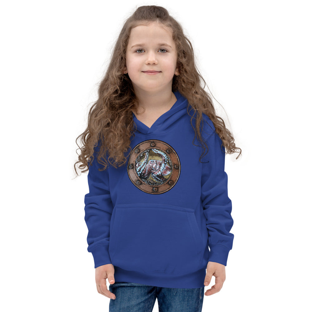 Octopus | Kids Unisex Hoodie | Handmade Artwork