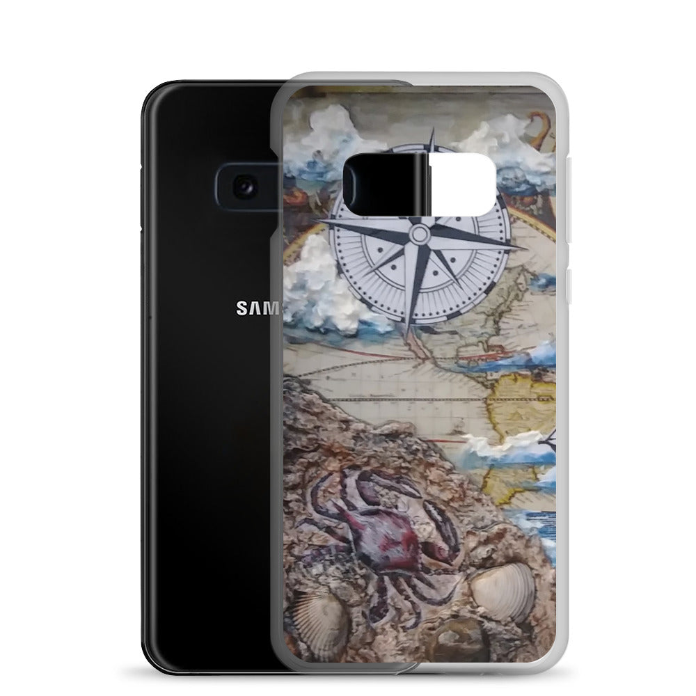 Crab & Compass | Samsung Case | Handmade Artwork