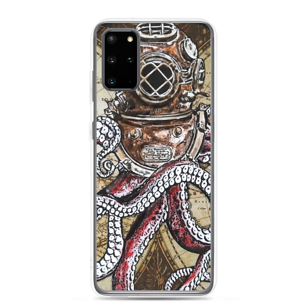 Octo-Diver | Samsung Case | Handmade Artwork