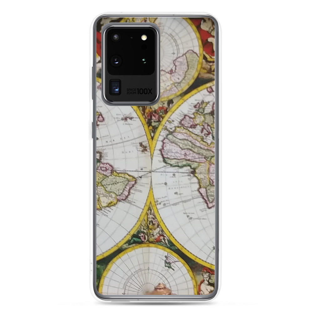 World Map | Samsung Case | Handmade Artwork