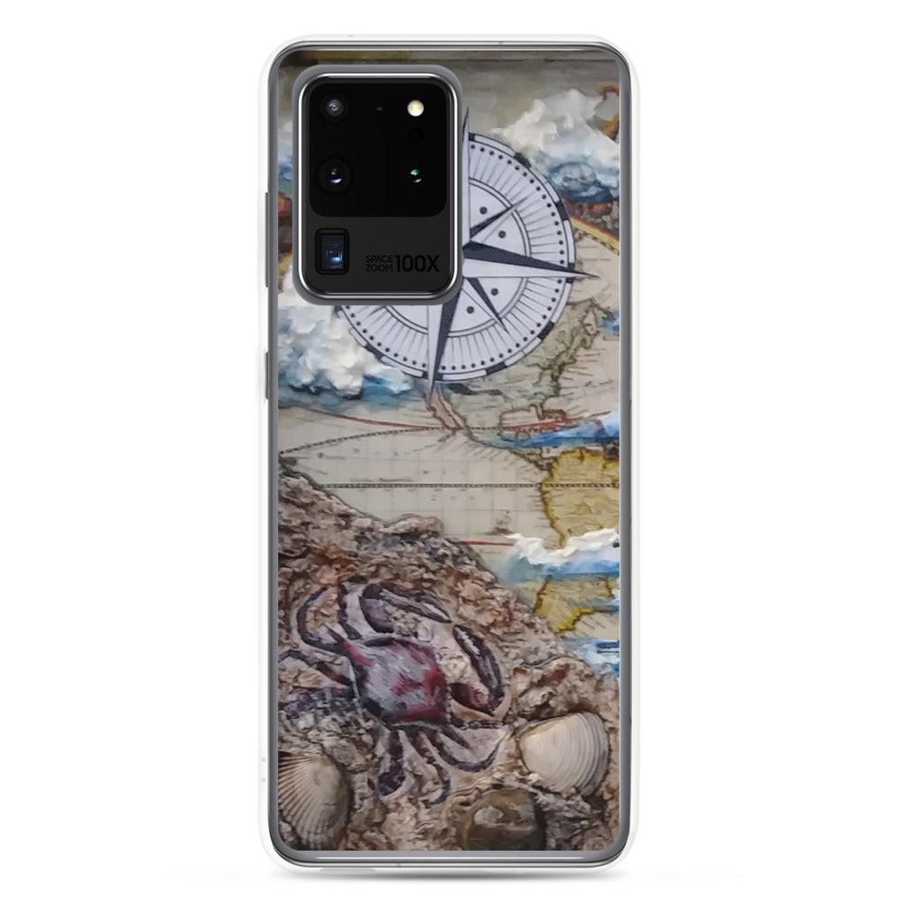 Crab & Compass | Samsung Case | Handmade Artwork