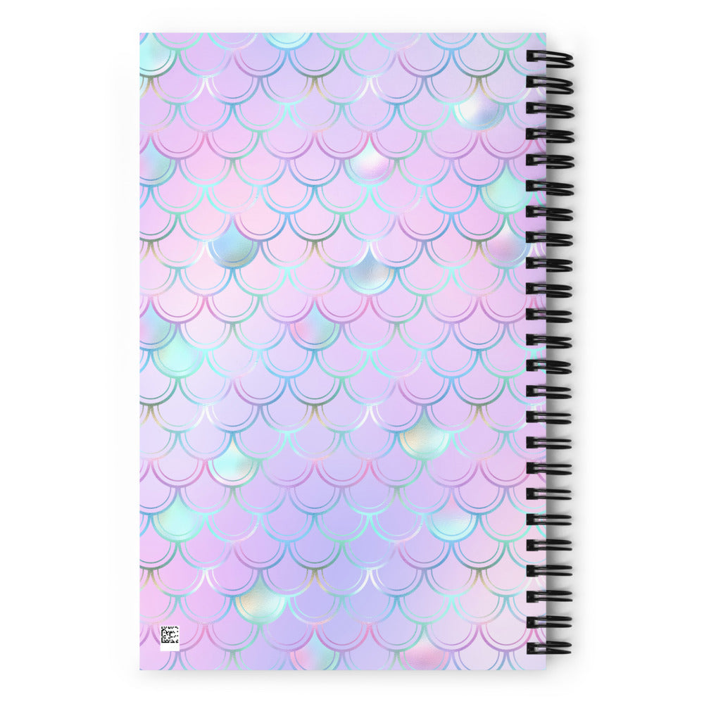 Mermaid Scales Spiral notebook