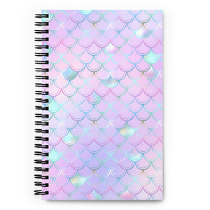 Mermaid Scales Spiral notebook