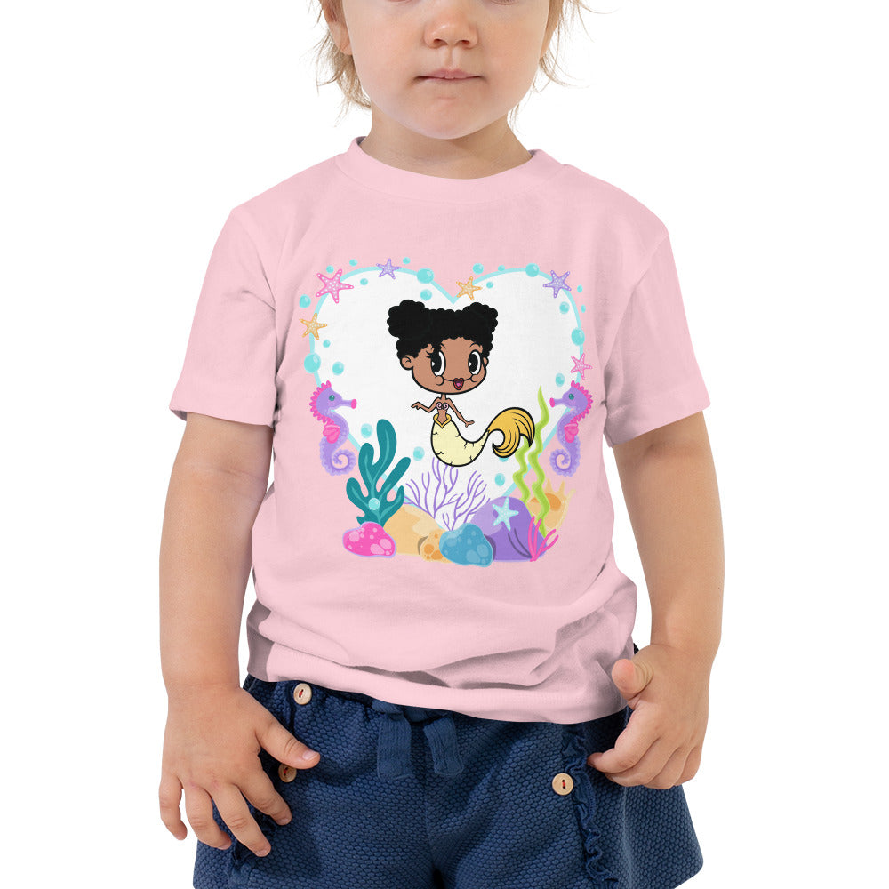 Tiffany Mermaid Toddler Short Sleeve Tee