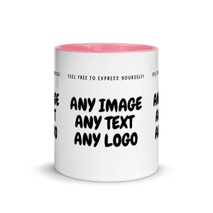 Personalise It | Mug with Colour Inside | Add Your Own Text, Image, Custom Logo | Custom Design Your Mug with Colour Inside