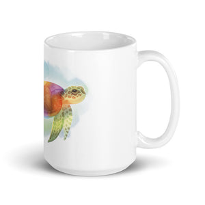 Rainbow Sea Turtle Mug