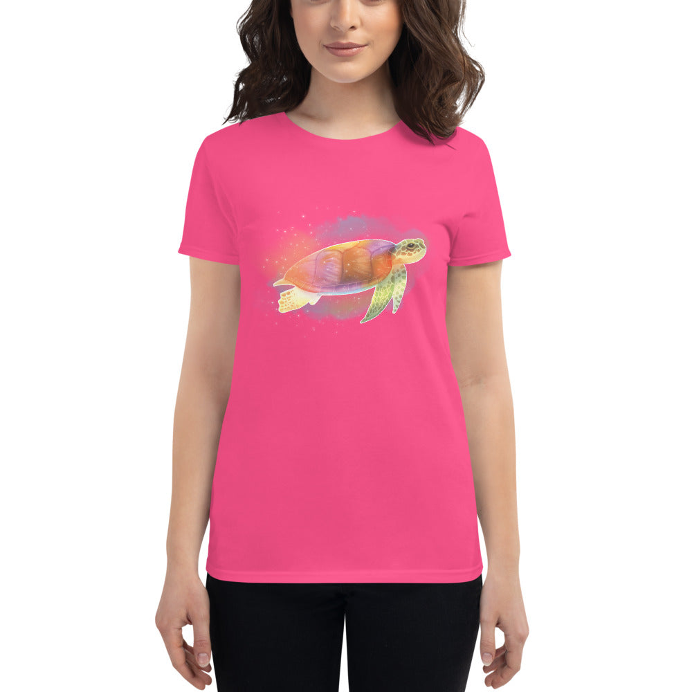 Rainbow Sea Turtle Women's T-shirt