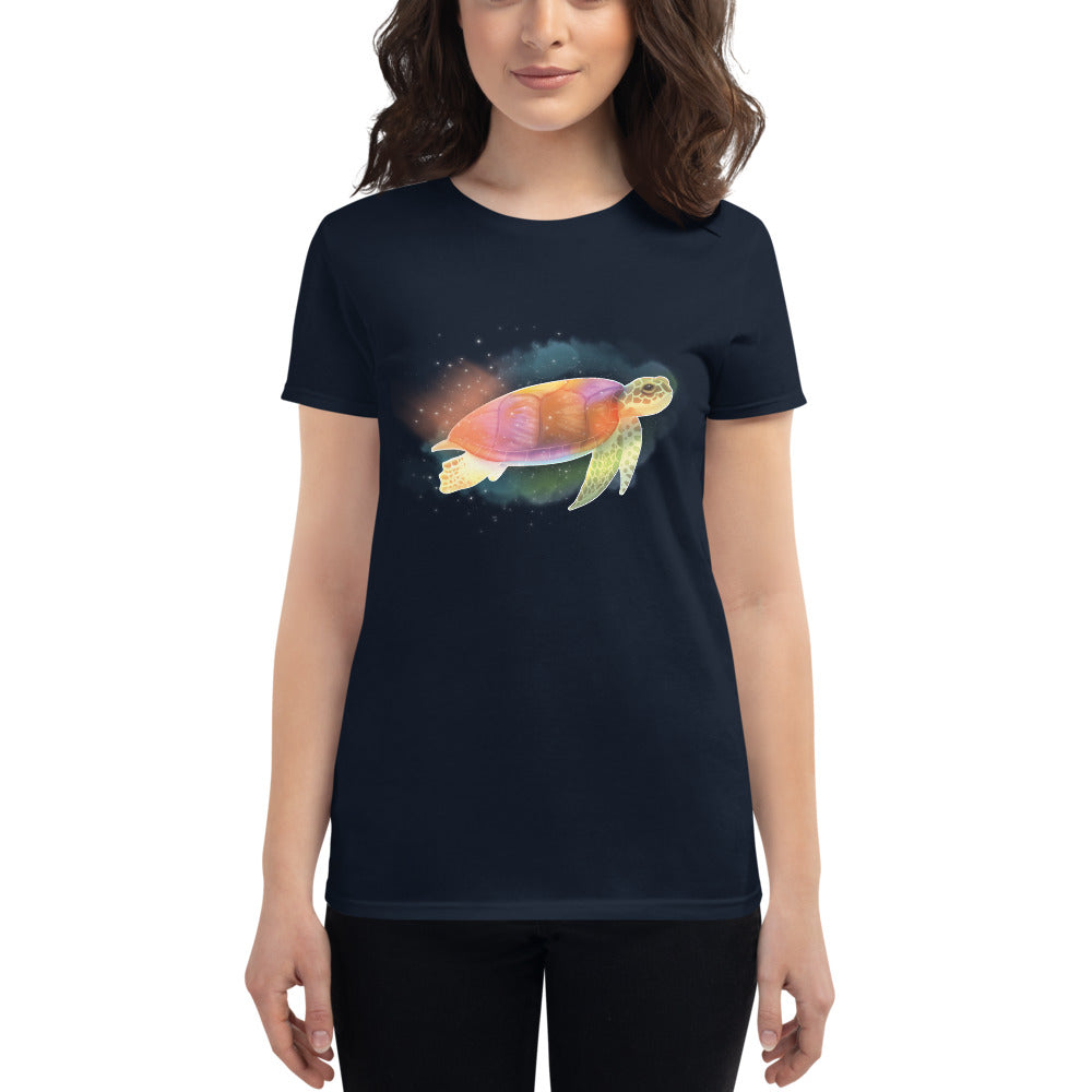 Rainbow Sea Turtle Women's T-shirt