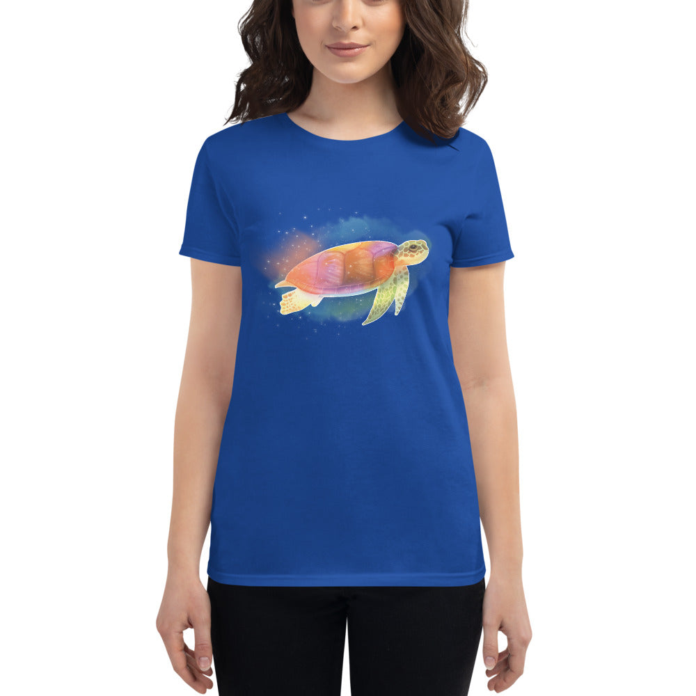 Rainbow Sea Turtle Women's T-shirt